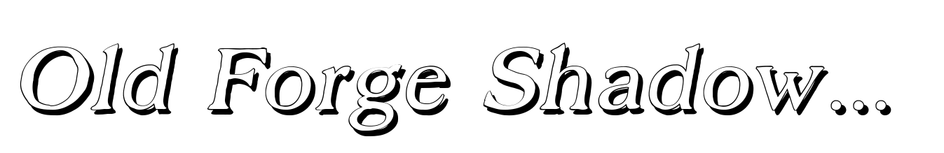 Old Forge Shadow Italic